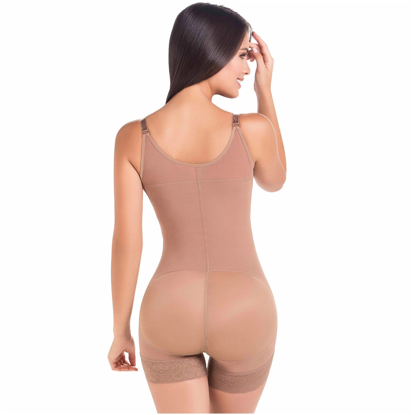 POSTPARTUM BOYSHORT BODY SHAPER FOR WOMEN | STRAPLESS WITH SIDE ZIPPER | POWERNET