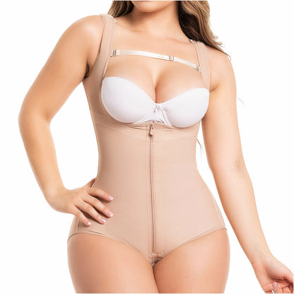 | BUTT LIFTER HIPHUGGER MID THIGH BODY SHAPER | OPEN BUST TUMMY CONTROL SHAPEWEAR FOR WOMEN | POWERNET