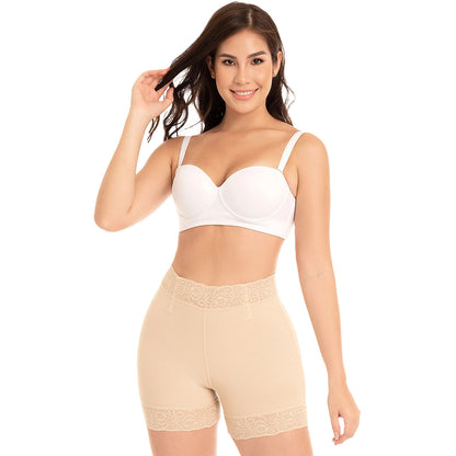 THIGH SLIMMER HIGH WAIST SHAPEWEAR SHORTS / POWERNET